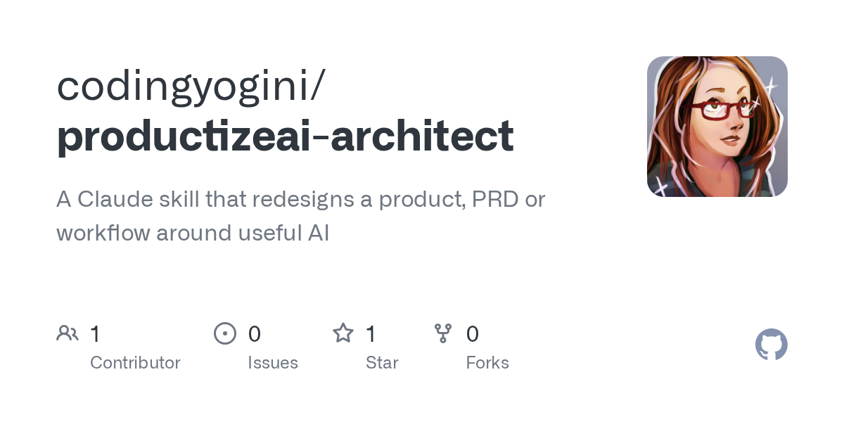 Productizeai Architect — AI skill for Claude Code