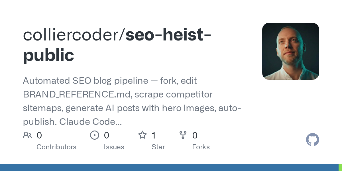 SEO Heist — Development skill for Claude Code