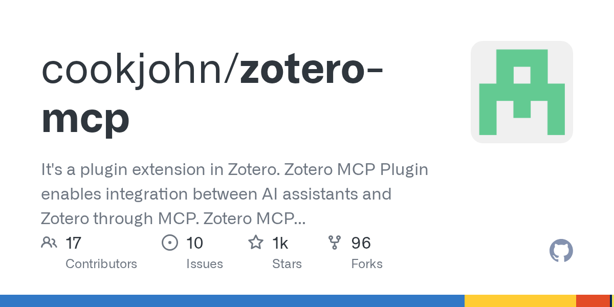 Zotero MCP — AI skill for Claude Code
