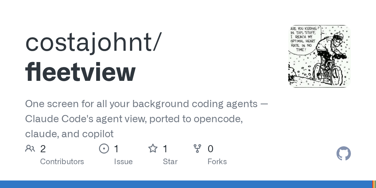 Fleetview — Development skill for Claude Code