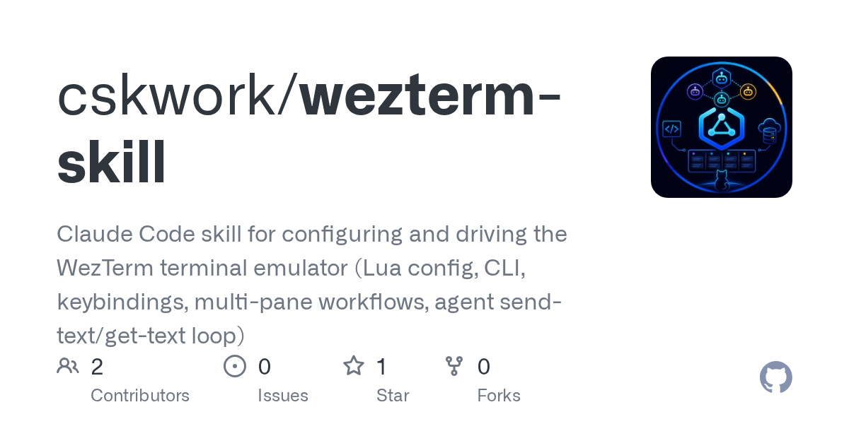 Wezterm Skill — Development skill for Claude Code