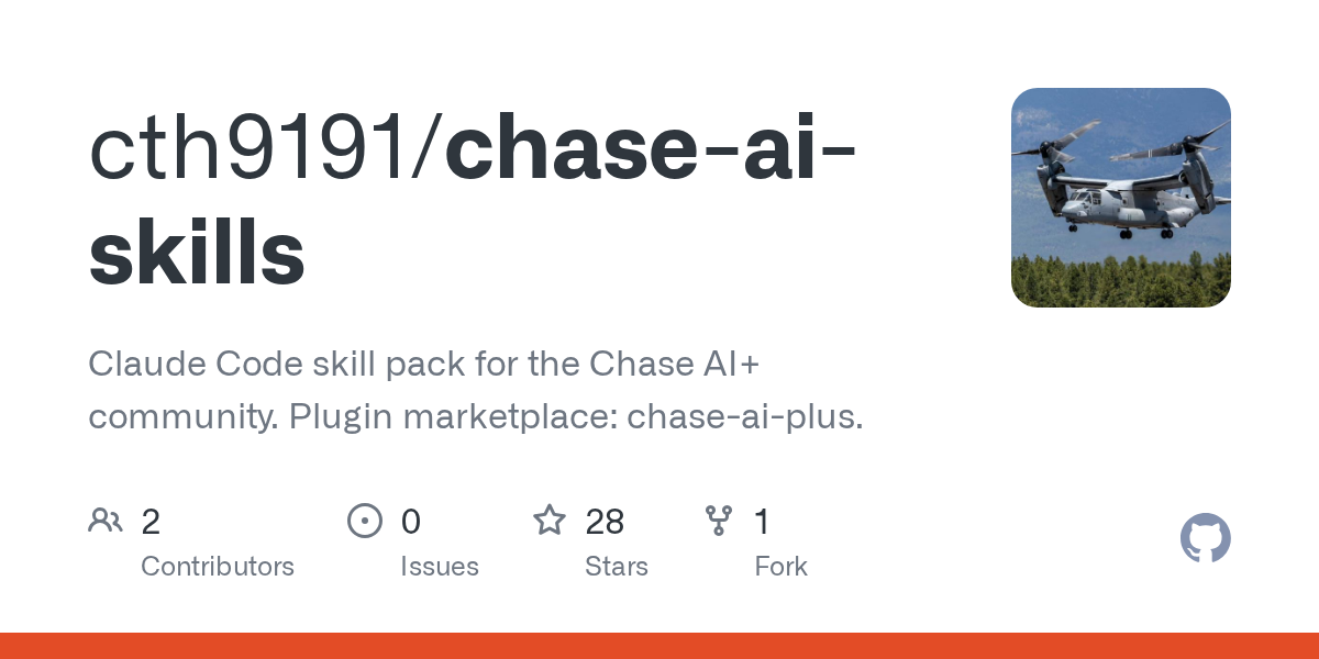 Chase AI Skills — AI skill for Claude Code