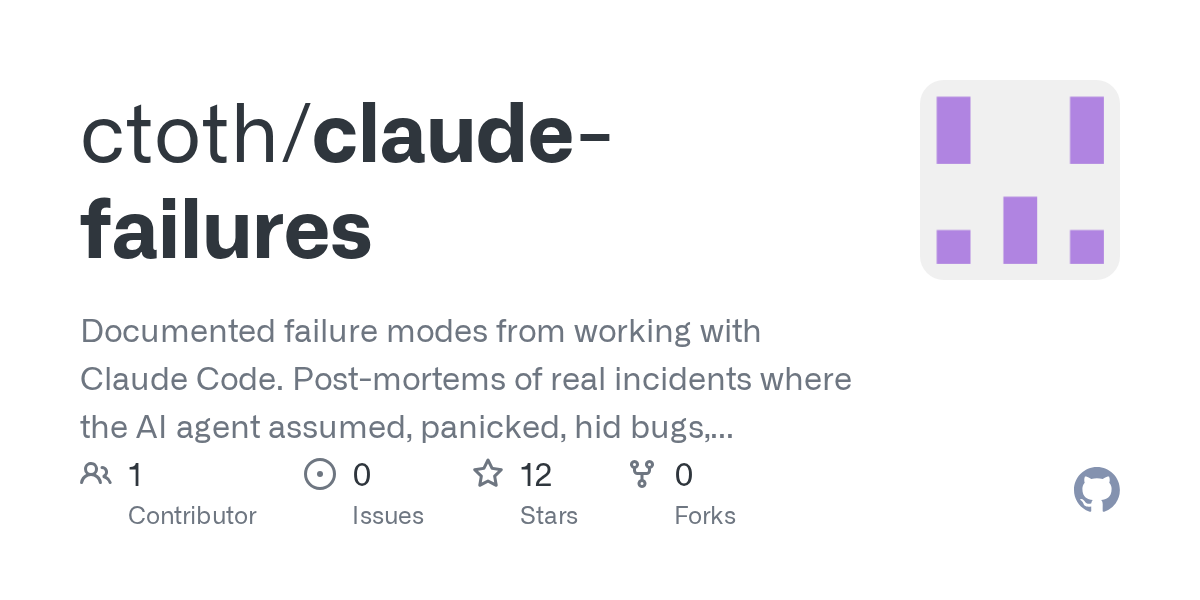 Claude Failures — AI skill for Claude Code