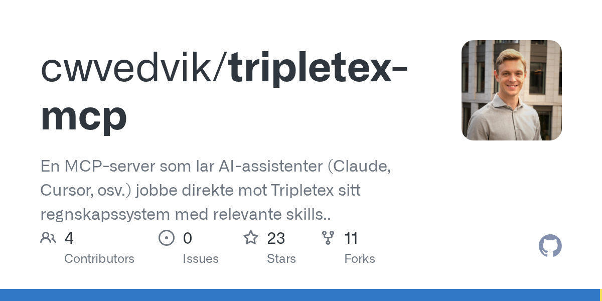 Tripletex MCP — AI skill for Claude Code