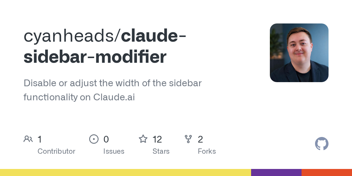 Claude Sidebar Modifier — AI skill for Claude Code