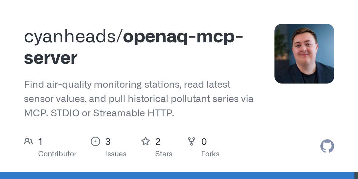 Openaq MCP Server — Development skill for Claude Code