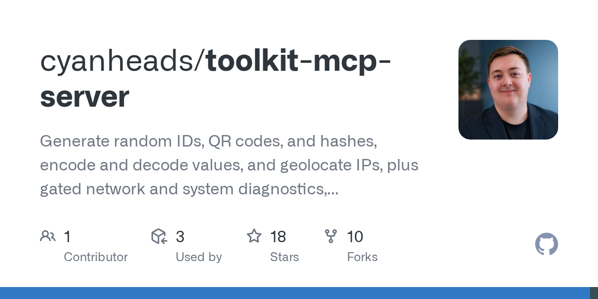 Toolkit MCP Server — Development skill for Claude Code