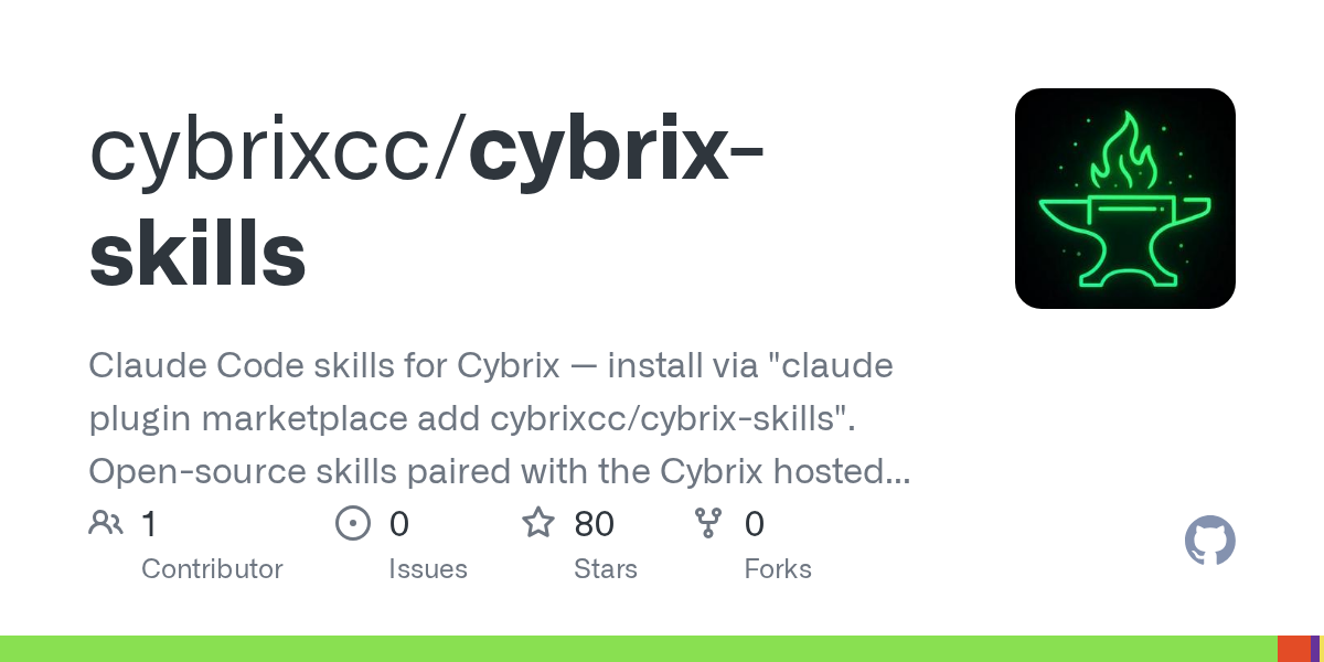Cybrix Skills — Development skill for Claude Code