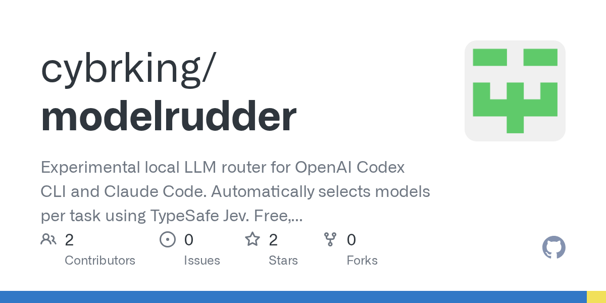 Modelrudder — AI skill for Claude Code