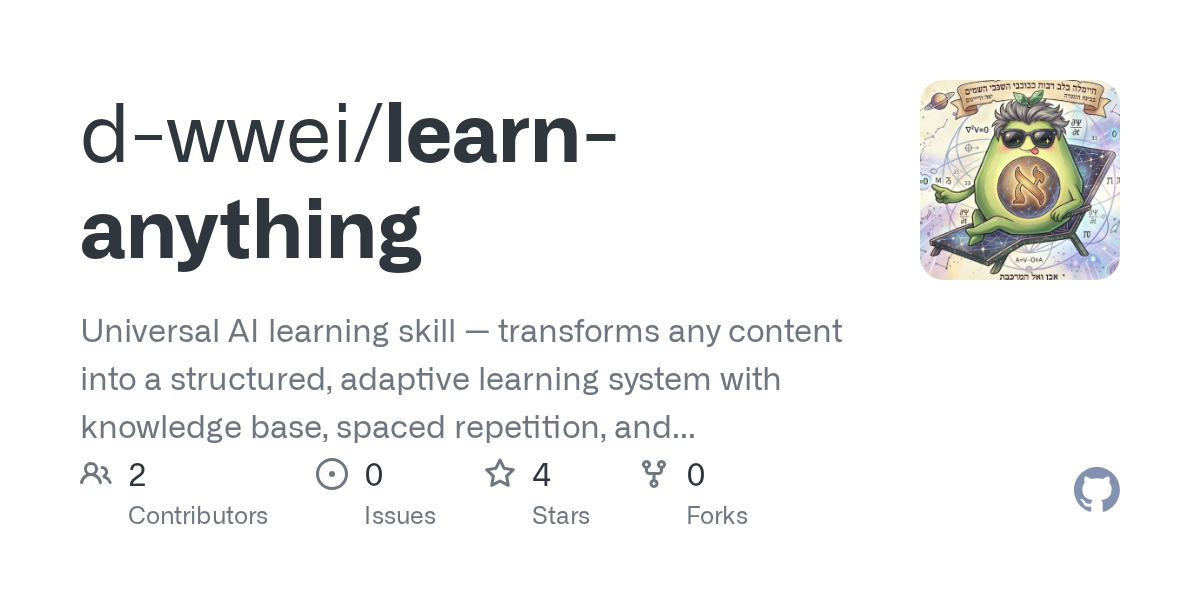Learn Anything — AI skill for Claude Code