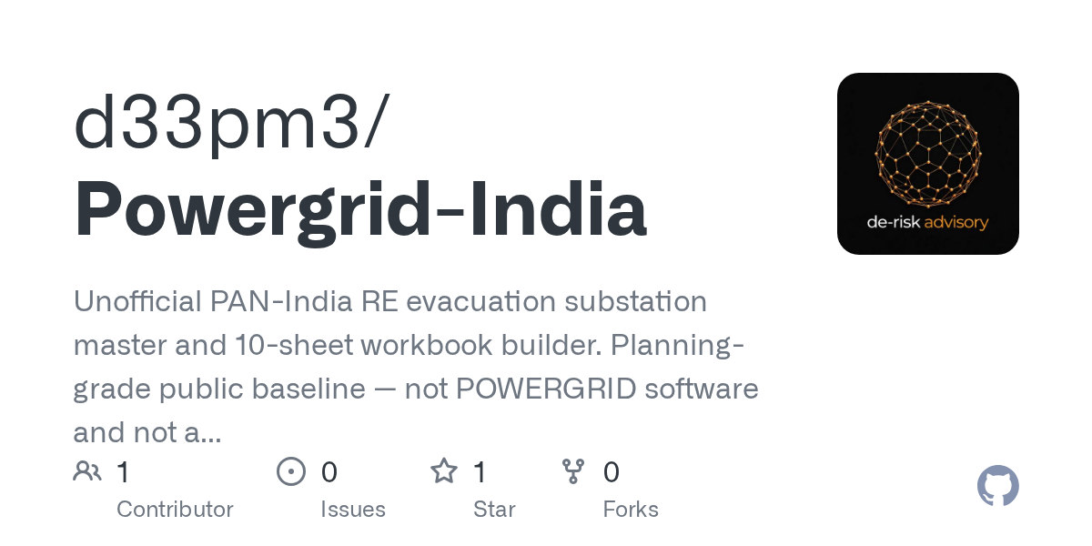 Powergrid India — Development skill for Claude Code