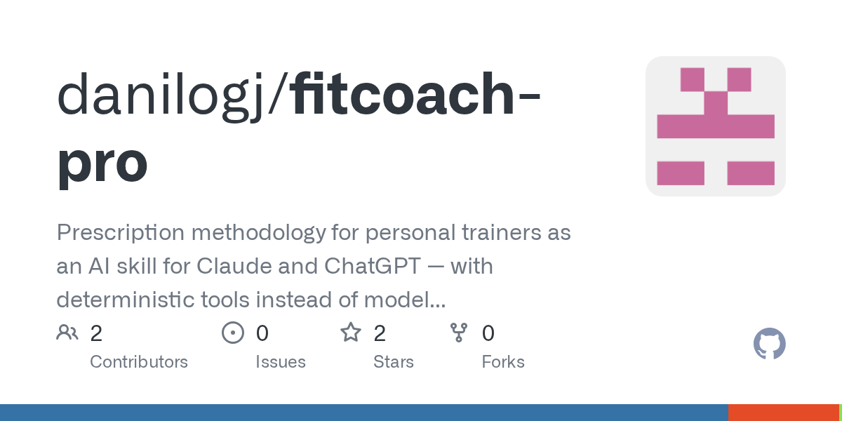 Fitcoach Pro — AI skill for Claude Code