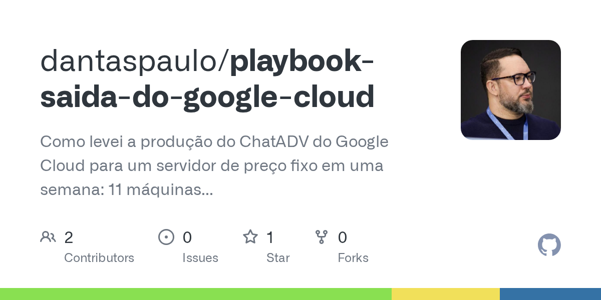 Playbook Saida Do Google Cloud — Development skill for Claude Code