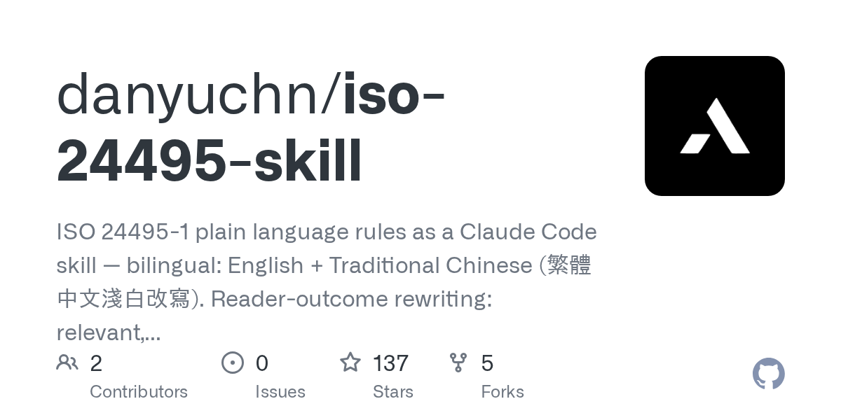 Iso 24495 Skill — Development skill for Claude Code
