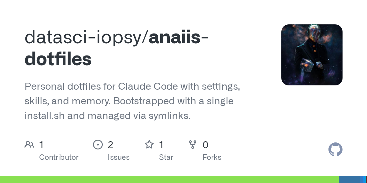 Anaiis Dotfiles — Development skill for Claude Code