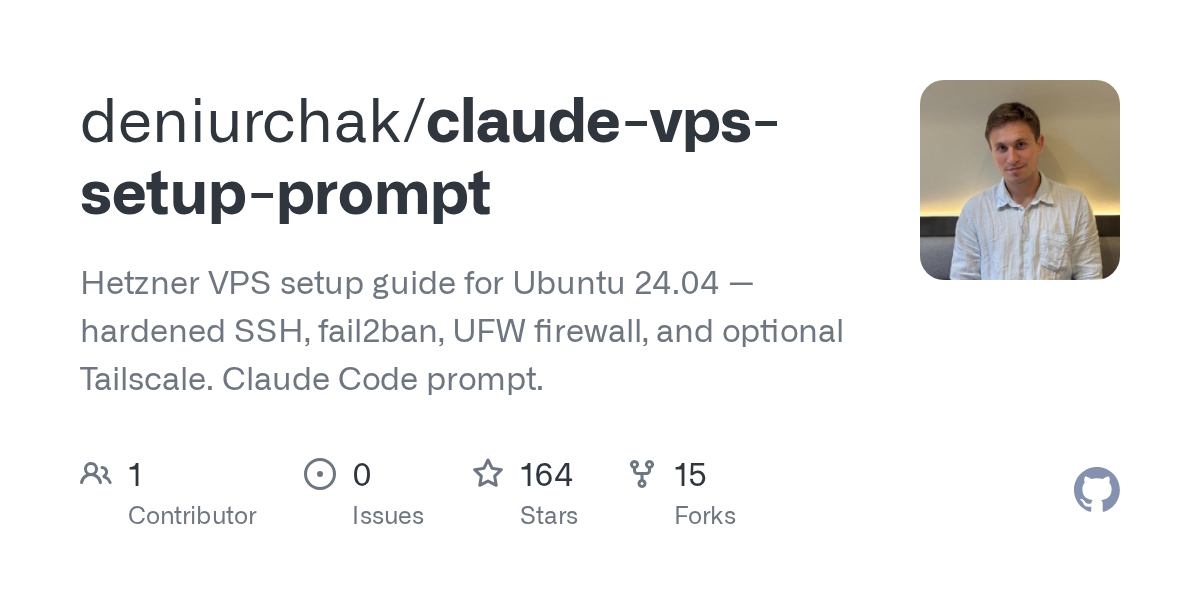 Hetzner VPS Setup Guide — Development skill for Claude Code