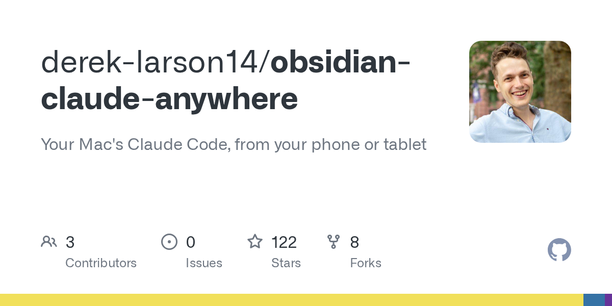 Obsidian Claude Anywhere — Development skill for Claude Code