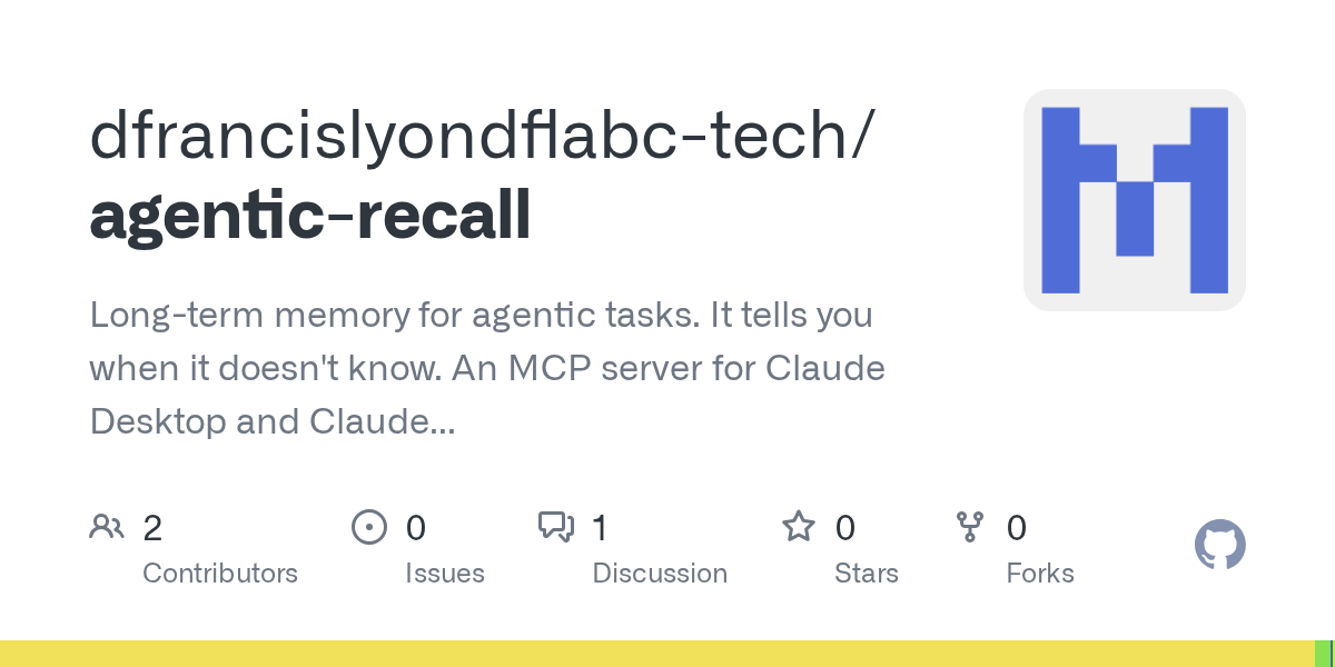 Agentic Recall — Documentation skill for Claude Code
