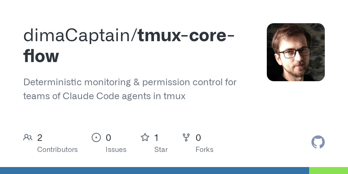 Tmux Core Flow — Development skill for Claude Code