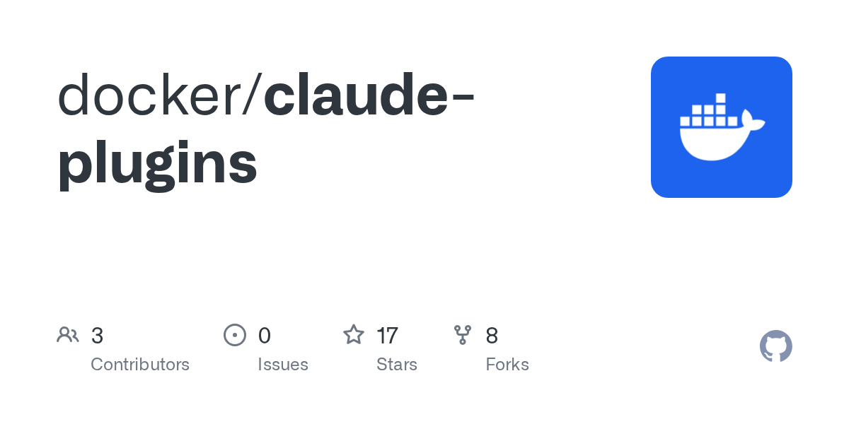 Docker Claude Plugins — DevOps skill for Claude Code