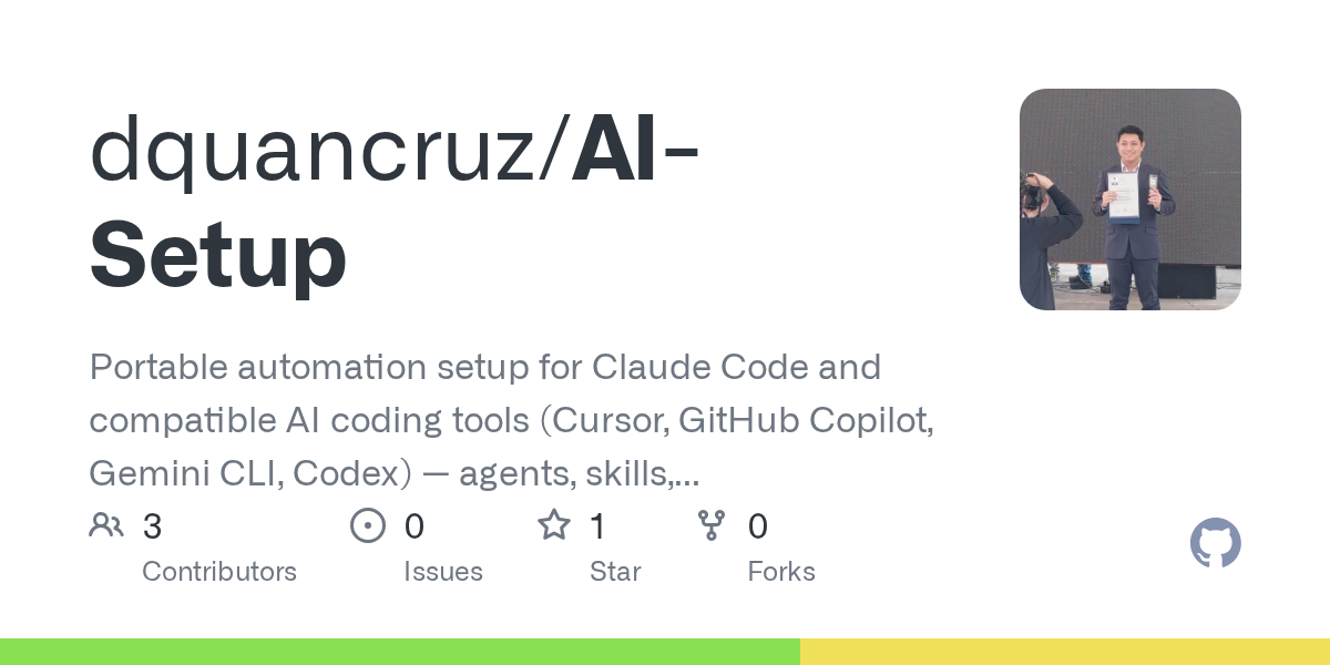 AI Setup — AI skill for Claude Code