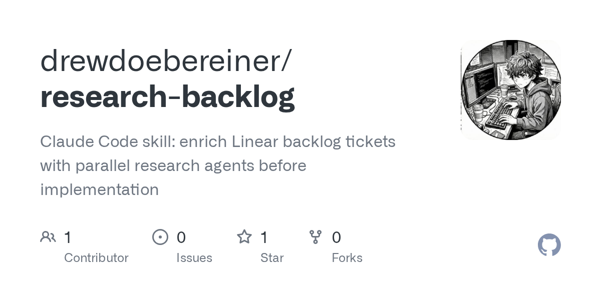 Research Backlog — Development skill for Claude Code