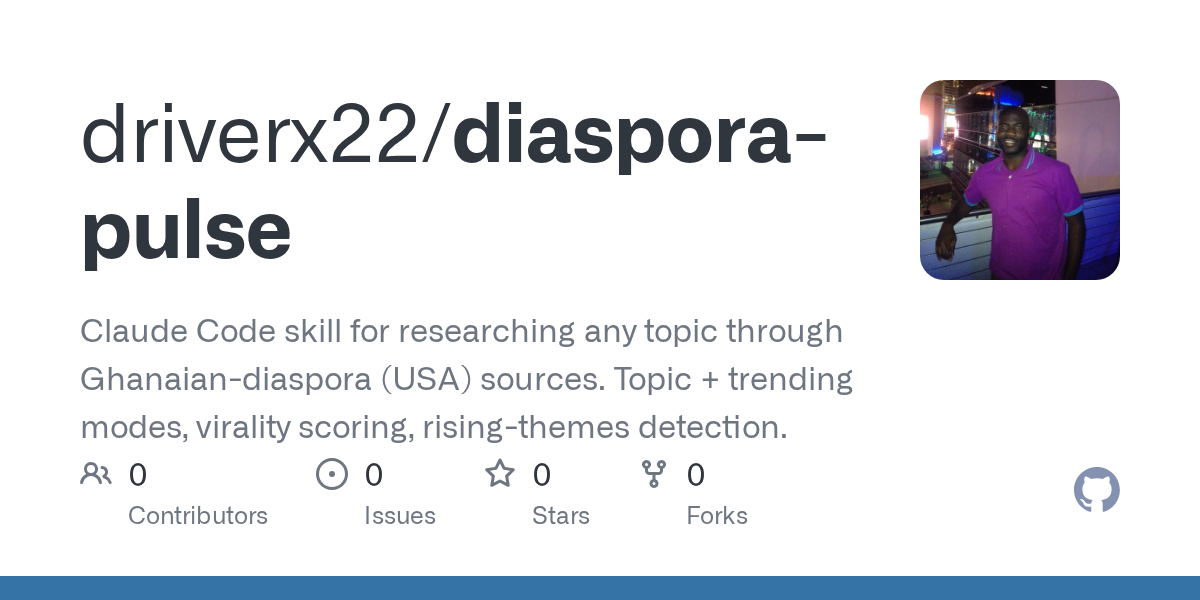 Diaspora Pulse — Communication skill for Claude Code