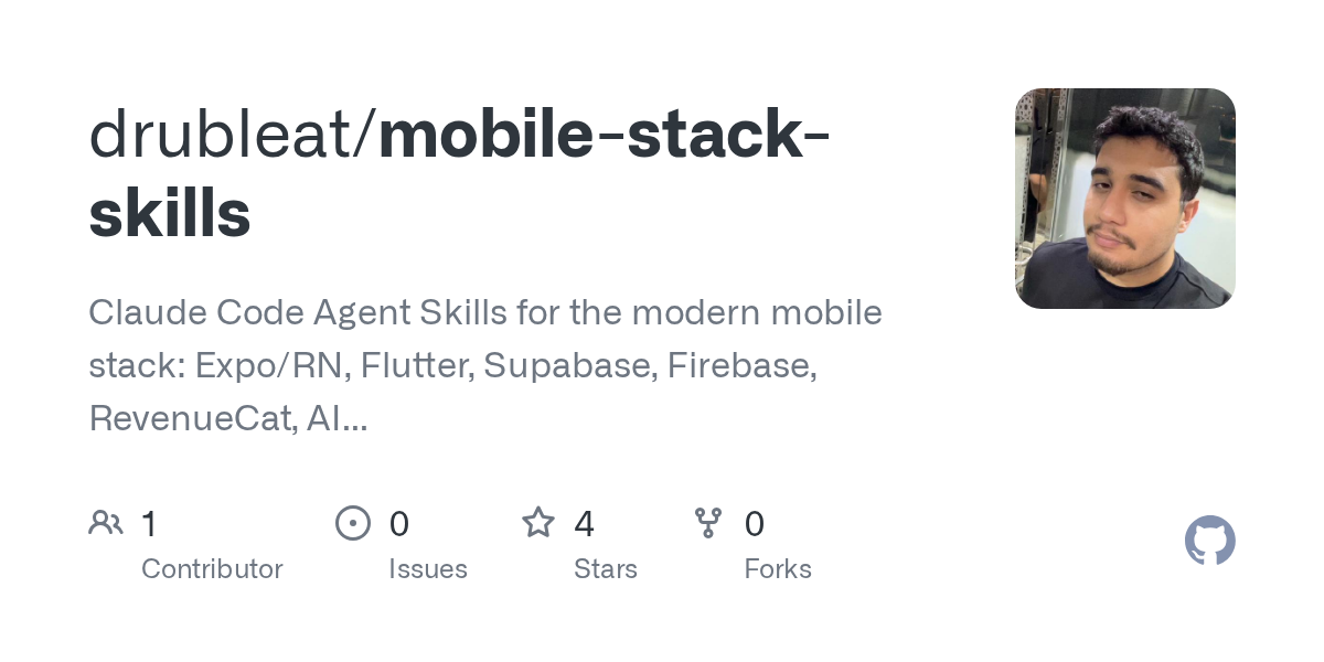 Mobile Stack Skills — AI skill for Claude Code