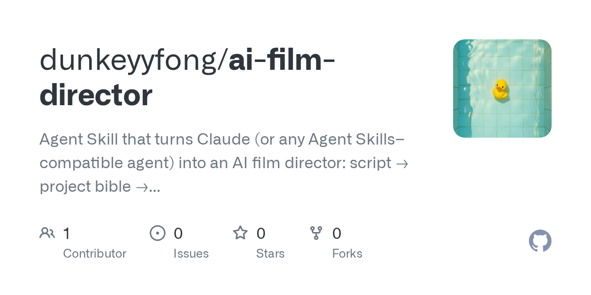 AI Film Director — Testing skill for Claude Code