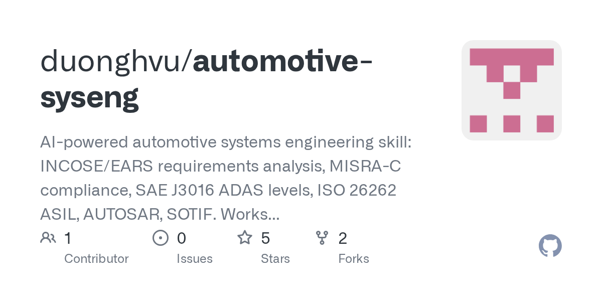 Automotive Syseng — AI skill for Claude Code