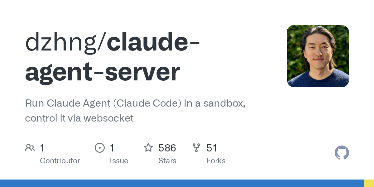 Claude Agent Server — Development skill for Claude Code