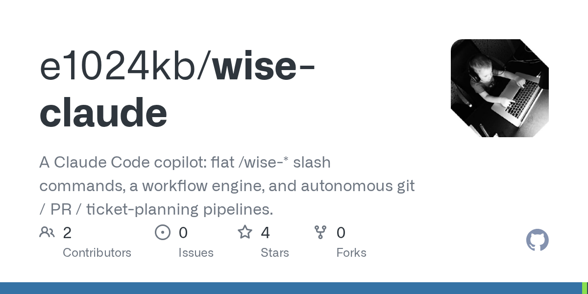 Wise Claude — Git skill for Claude Code