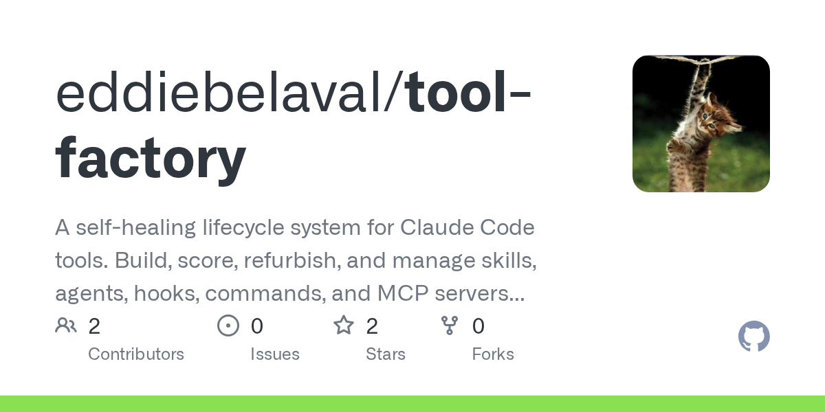 Tool Factory — Development skill for Claude Code