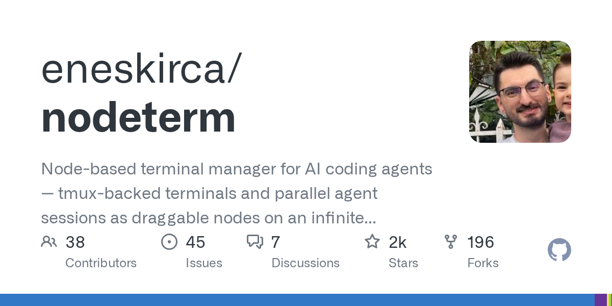 Nodeterm — AI skill for Claude Code