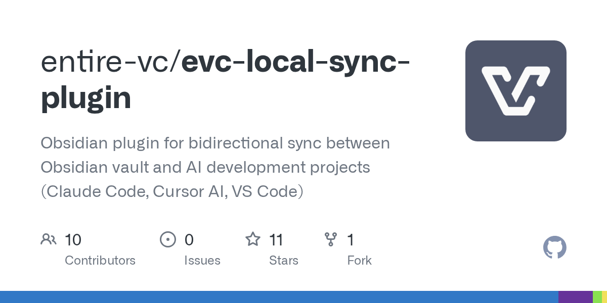 Evc Local Sync Plugin — AI skill for Claude Code