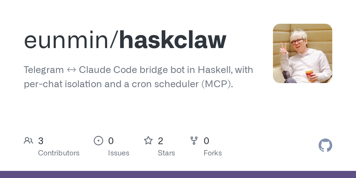 Haskclaw — Communication skill for Claude Code