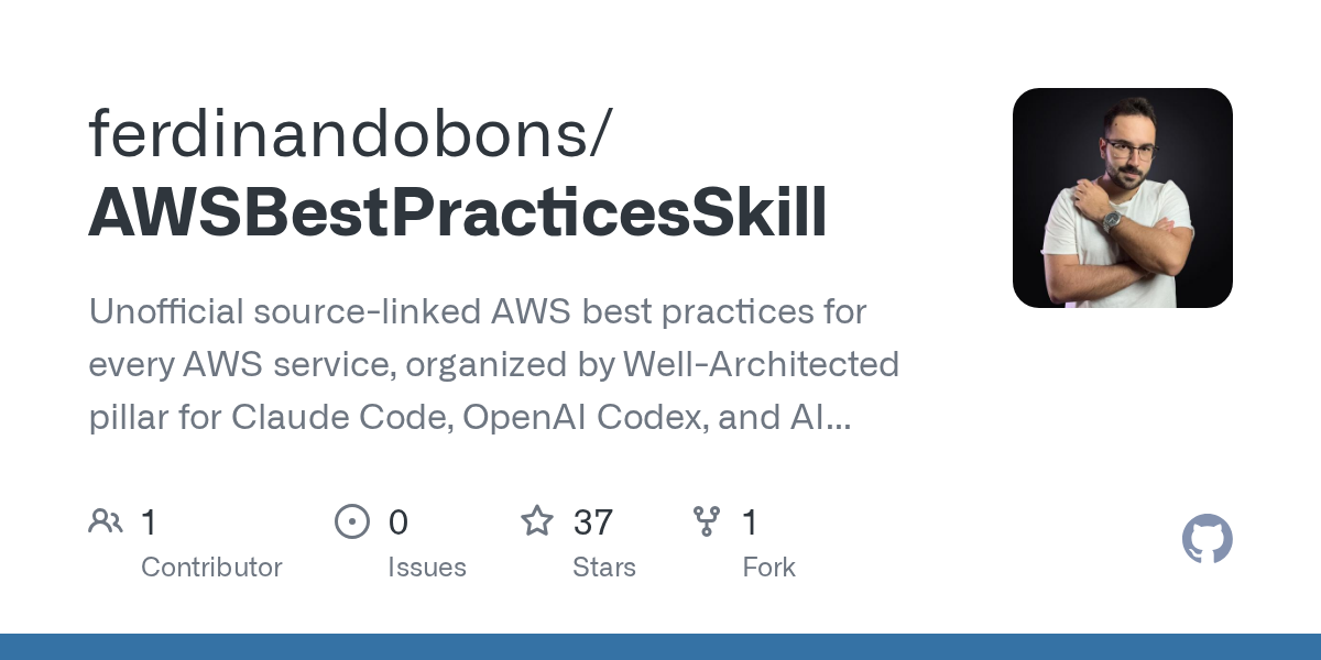 AWSBestPracticesSkill — DevOps skill for Claude Code