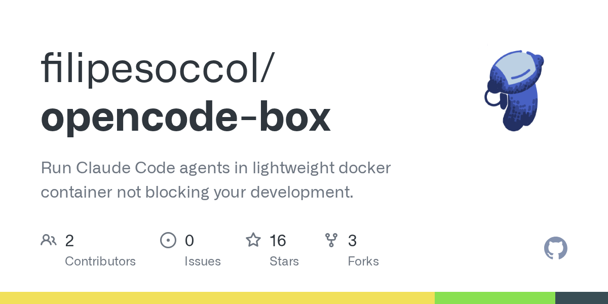 Opencode Box — DevOps skill for Claude Code