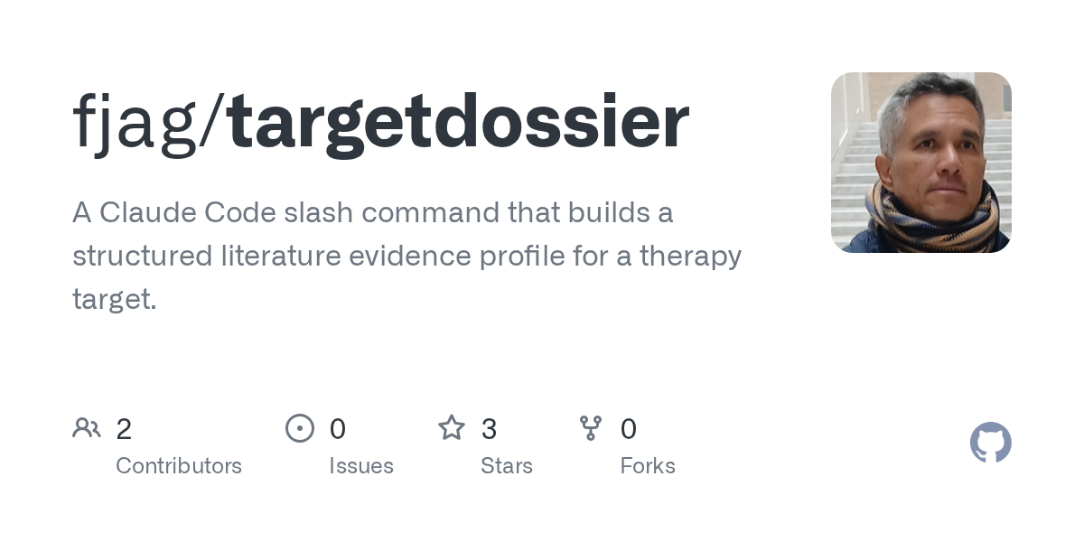 Targetdossier — Development skill for Claude Code