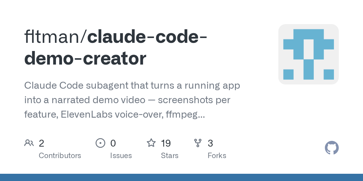 Demo Video — Development skill for Claude Code