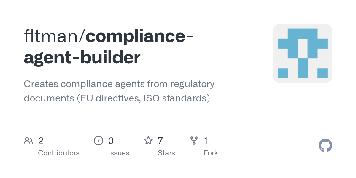 Compliance Agent Builder — Development agent for Claude Code