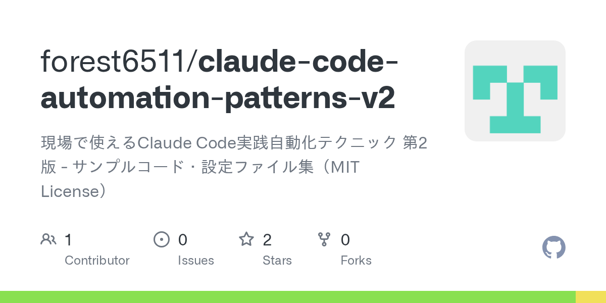 Claude Code Automation Patterns V2 — Development skill for Claude Code