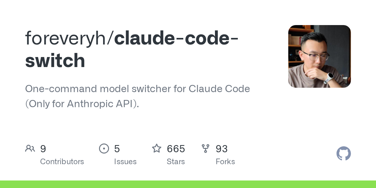 Claude Code Switch — AI skill for Claude Code