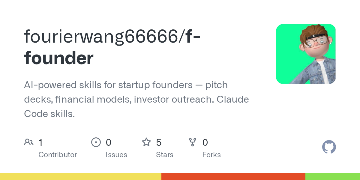 F Founder — AI skill for Claude Code