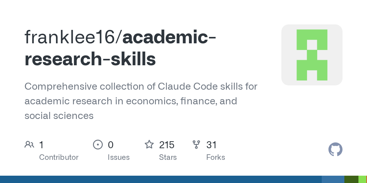 Academic Research Skills — Communication skill for Claude Code