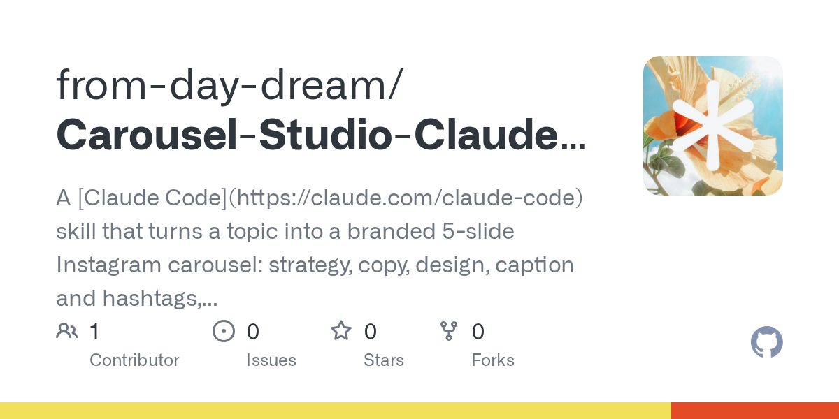Carousel Studio Claude Skill — Design skill for Claude Code