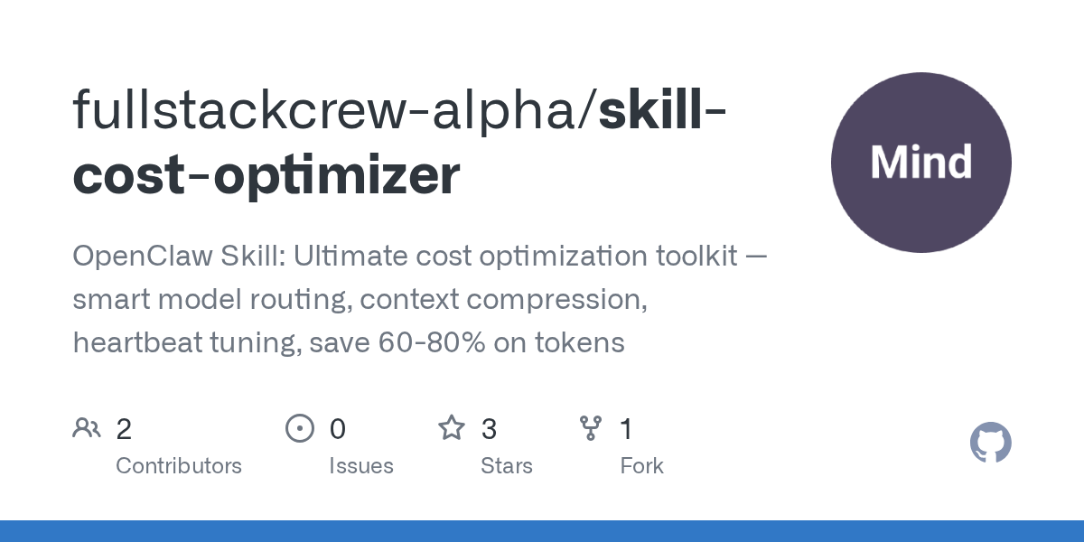 Cost Optimizer — AI skill for Claude Code