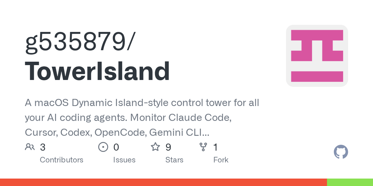 TowerIsland — AI skill for Claude Code