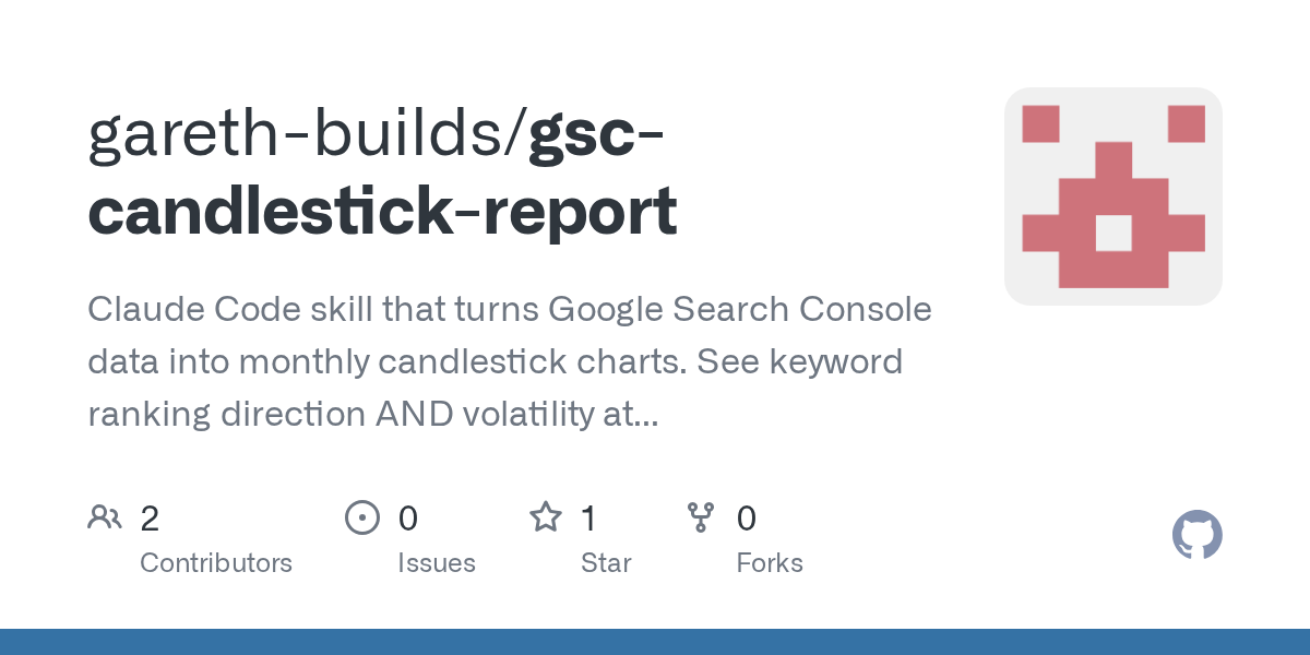 Gsc Candlestick Report — Data skill for Claude Code