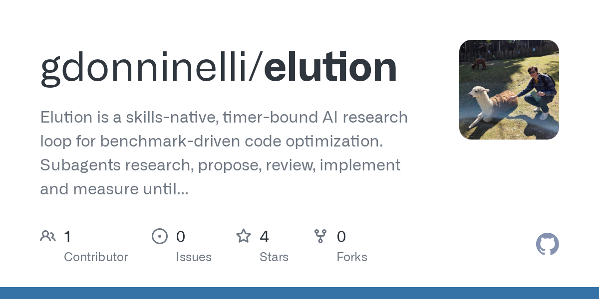 Elution — Development skill for Claude Code